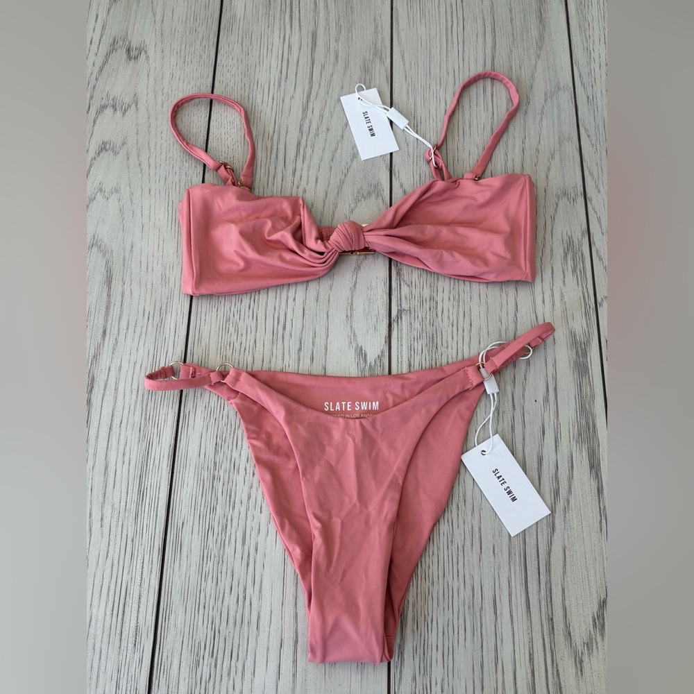 COPY - Slate Swim•1(two pieces), size: (XS)  2 piece bikini, coral 🪸